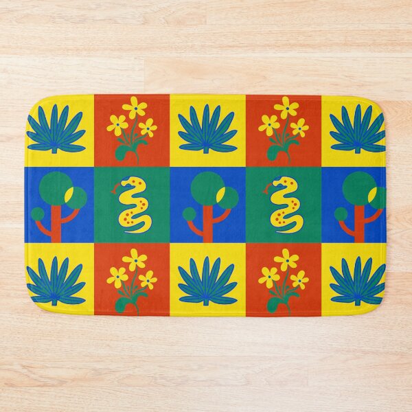 Item preview, Nature Doodle Print in Primary Colors designed and sold by Jselz.