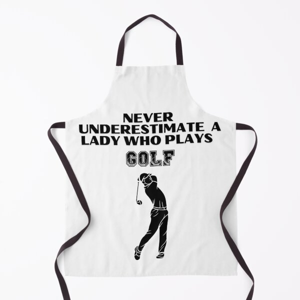 Item preview, Never Underestimate A Lady Who Plays Golf - Lady Plays Golf - Women Plays Golf Poster designed and sold by CYGIS STORE.
