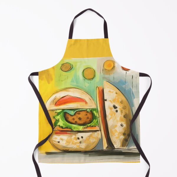 Item preview, Flavor Explosions- Abstract Expressionist Journey into Falafel Bliss Healthy Food designed and sold by OlfactoART Studio.