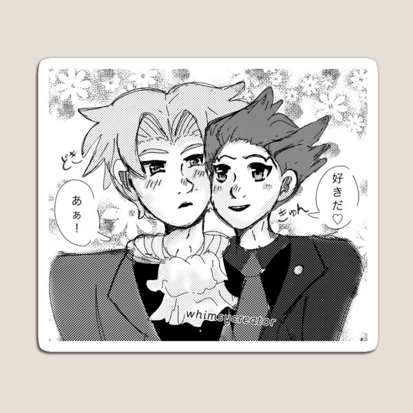 Item preview, Wrightworth (Ace Attorney) manga panel designed and sold by whimsycreator.