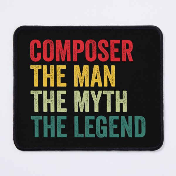 Item preview, Composer Mens Gift, Man Myth Composer Legend, Composer Fathers Day designed and sold by vzrnmichsudops.
