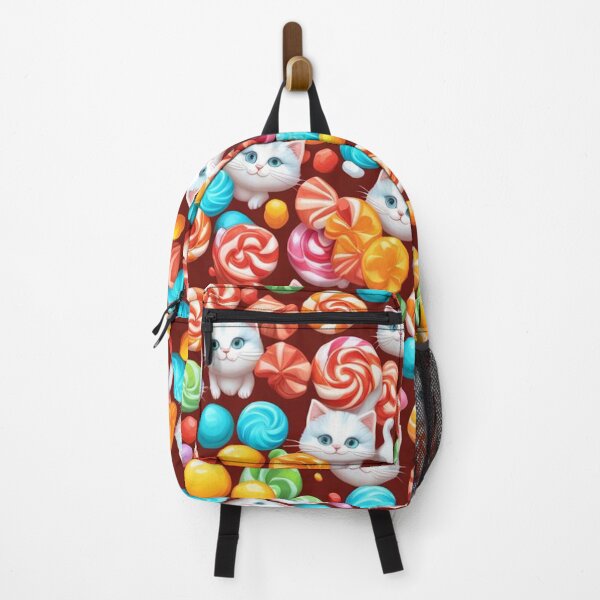 Item preview, Cute Cats with Colorful Candy Small Pattern designed and sold by Simplybe1.
