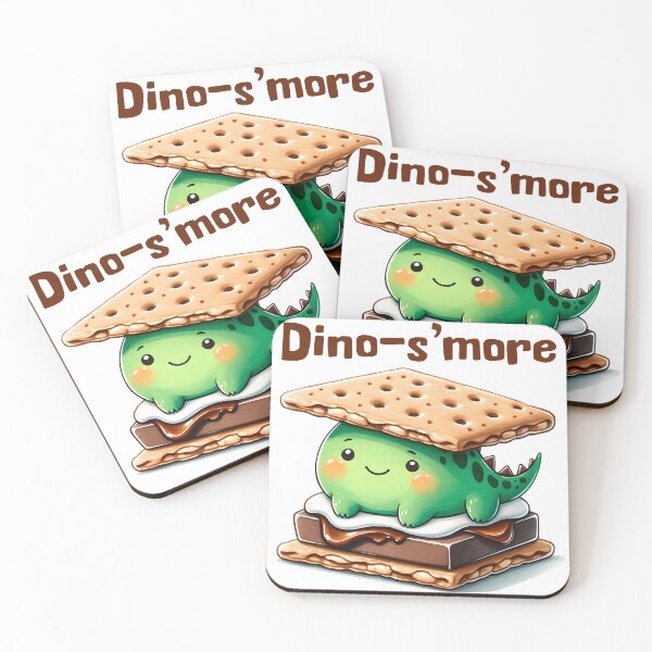 Item preview, Adorable Dinos'more S'mores Dessert design designed and sold by LuxindaSwirl.