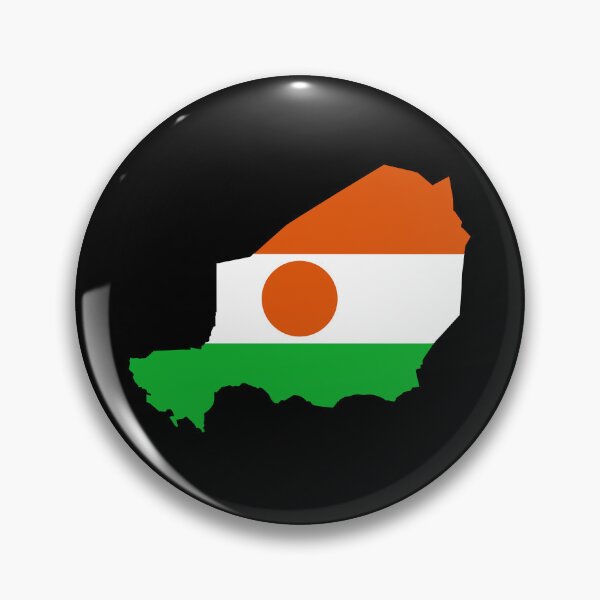 Item preview, Flag Map of Niger designed and sold by feether-store.