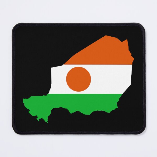 Item preview, Flag Map of Niger designed and sold by feether-store.