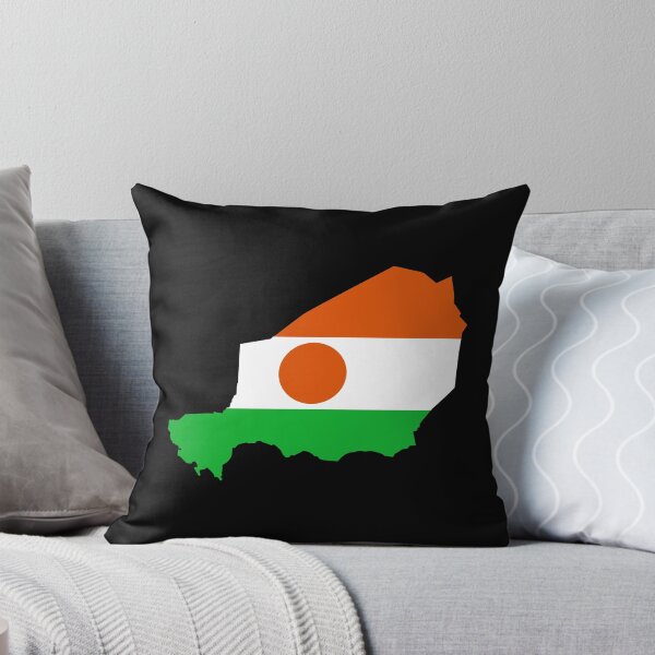 Item preview, Flag Map of Niger designed and sold by feether-store.