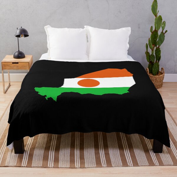 Item preview, Flag Map of Niger designed and sold by feether-store.