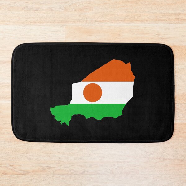 Item preview, Flag Map of Niger designed and sold by feether-store.