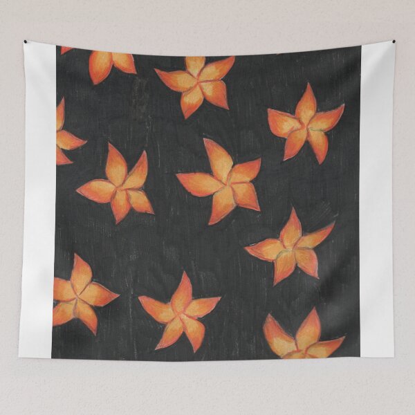 Item preview, Orange flowers designed and sold by Artbysarah23.