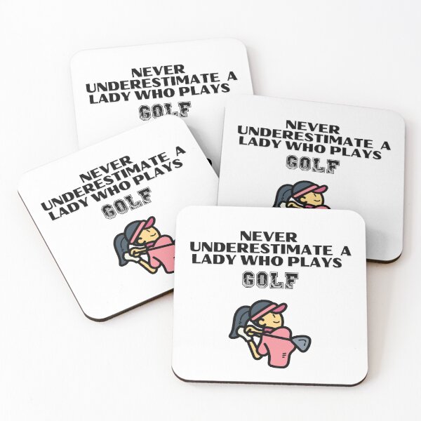 Item preview, Never Underestimate A Lady Who Plays Golf - Lady Plays Golf - Women Plays Golf Poster designed and sold by CYGIS STORE.