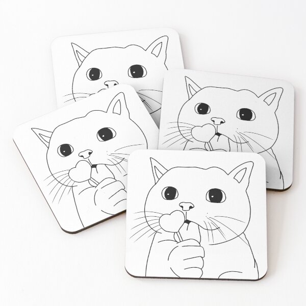 Item preview, Cute cat with a lollipop  designed and sold by priarte.