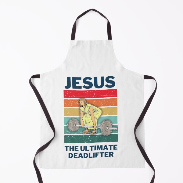 Item preview, Jesus The Ultimate Deadlifter designed and sold by PixelSpectrum.