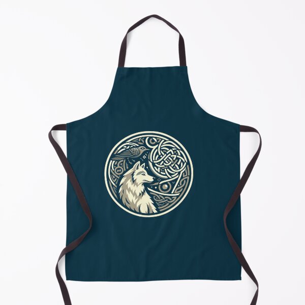 Item preview, Celtic "Wolf & Raven" designed and sold by MusesWhispers.