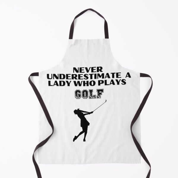 Item preview, Never Underestimate A Lady Who Plays Golf - Lady Plays Golf - Women Plays Golf Poster designed and sold by CYGIS STORE.