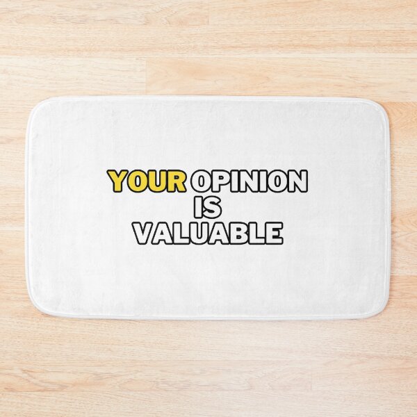 Item preview, Your opinion is valuable designed and sold by lachataigne.