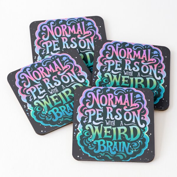Item preview, Normal Person With A Weird Brain designed and sold by FocusedPatterns.