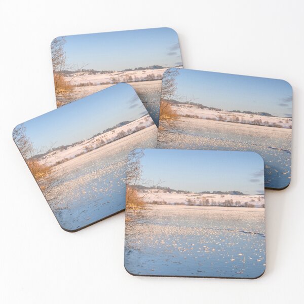 Item preview, Winter Dusk over Lake Rieg designed and sold by Kasia Design.