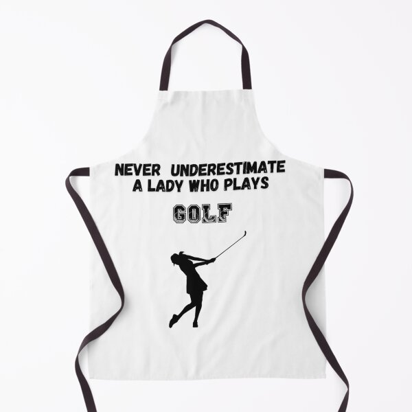 Item preview, Never Underestimate A Lady Who Plays Golf - Lady Plays Golf - Women Plays Golf Poster designed and sold by CYGIS STORE.