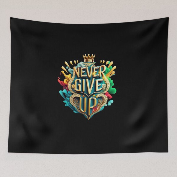 Item preview, NEVER GIVE UP designed and sold by Abelfashion.