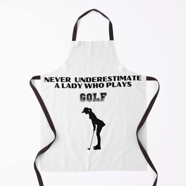 Item preview, Never Underestimate A Lady Who Plays Golf - Lady Plays Golf - Women Plays Golf Poster designed and sold by CYGIS STORE.