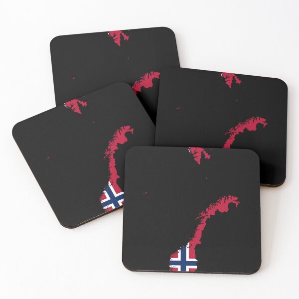 Item preview, Flag Map of Norway designed and sold by feether-store.