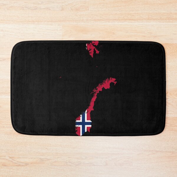 Item preview, Flag Map of Norway designed and sold by feether-store.