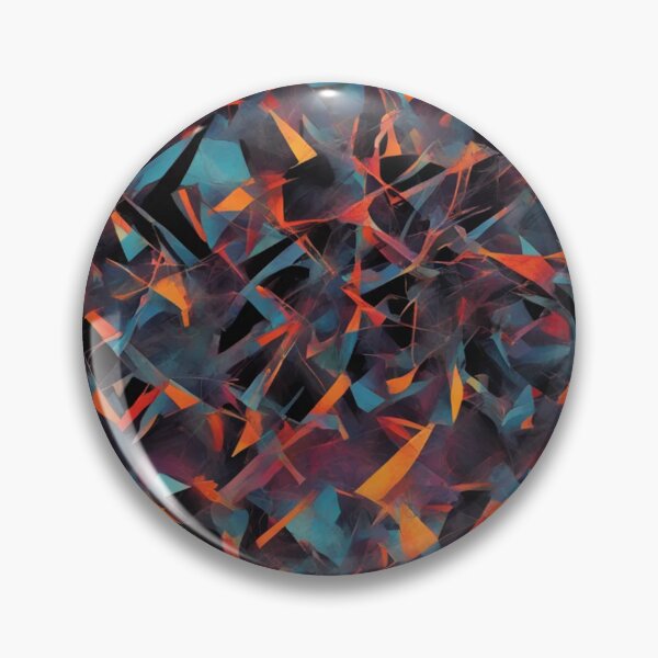 Item preview, Pieces, Psychedelic Abstract Expressionist, Digital Art designed and sold by Burn-Ego.