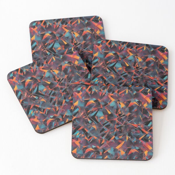Item preview, Pieces, Psychedelic Abstract Expressionist, Digital Art designed and sold by Burn-Ego.
