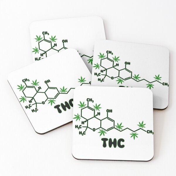 Item preview, THC Molecule - Labeled designed and sold by tjbrock2.
