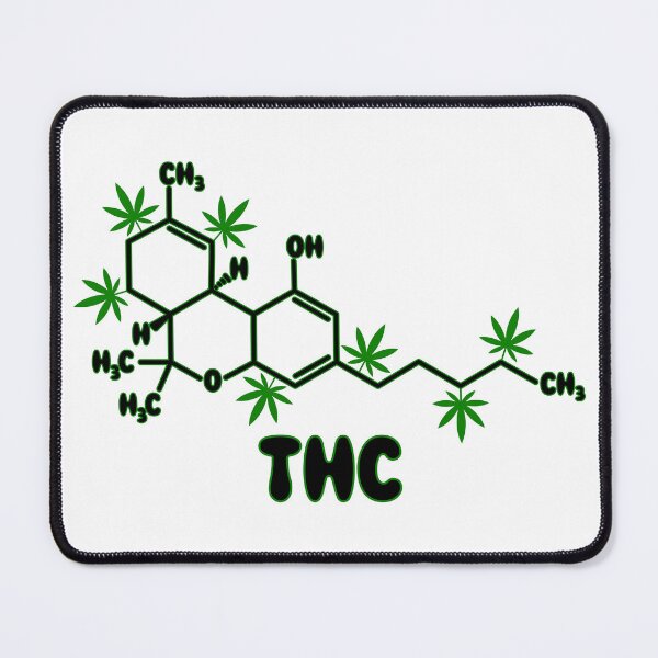 Item preview, THC Molecule - Labeled designed and sold by tjbrock2.