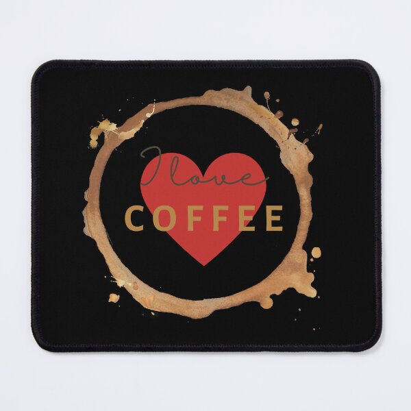 Item preview, I LOVE COFFEE designed and sold by BootsNCatsStore.