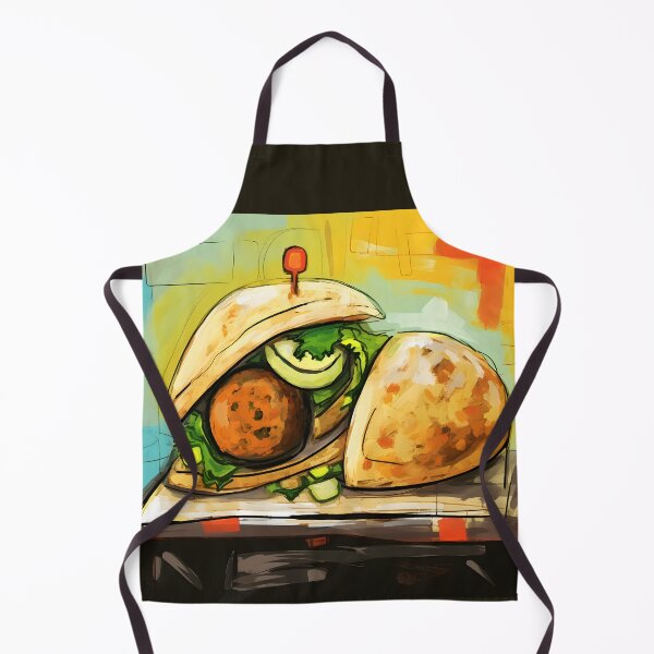Item preview, Abstract Crunch- Cubist Interpretation of the Falafel Phenomenon designed and sold by OlfactoART Studio.
