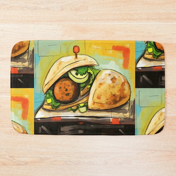 Item preview, Abstract Crunch- Cubist Interpretation of the Falafel Phenomenon designed and sold by OlfactoART Studio.