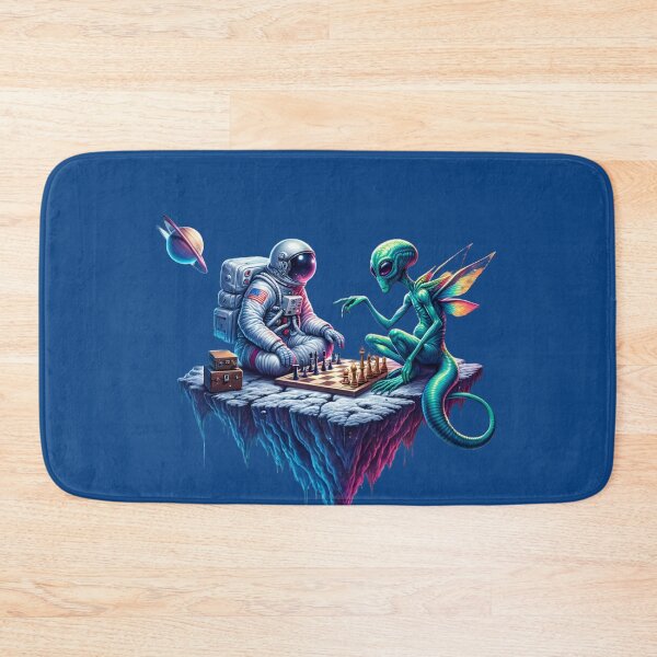 Item preview, Astronaut and Alien Intergalactic Strategy Summit designed and sold by ArtComixHaven.