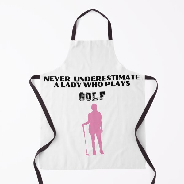 Item preview, Never Underestimate A Lady Who Plays Golf - Lady Plays Golf - Women Plays Golf Poster designed and sold by CYGIS STORE.