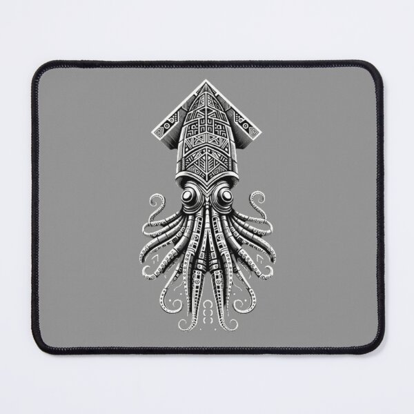 Item preview, Squid Carving designed and sold by bluepawprint.