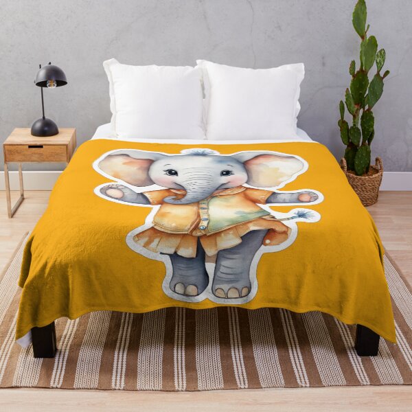 Item preview, adorable elephant wearing a clothing designed and sold by Bilisik.