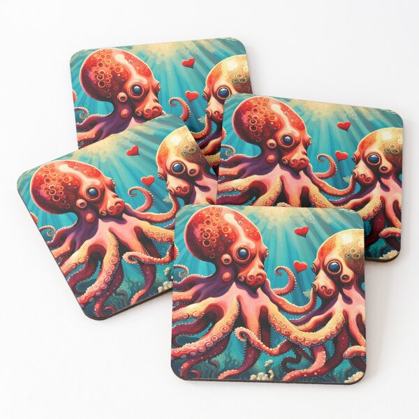 Item preview, Octopus Love Under the Sea designed and sold by Bright-Moonrise.