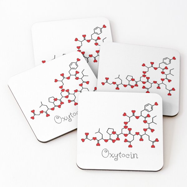 Item preview, Oxytocin Heart Molecule - Labeled designed and sold by tjbrock2.