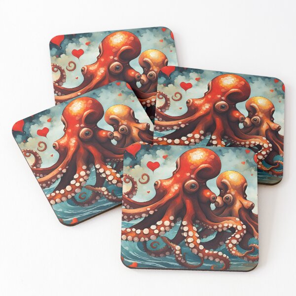 Item preview, Octopus In Love designed and sold by Bright-Moonrise.