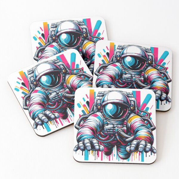 Item preview, Astronaut Voyager's Graffiti Burst designed and sold by ArtComixHaven.