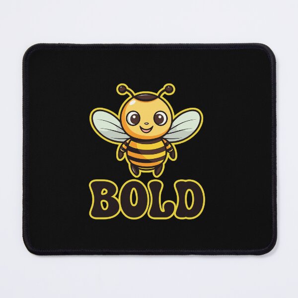 Item preview, Bee Bold Be Bold in Kawaii Style designed and sold by KrisRubinArt.