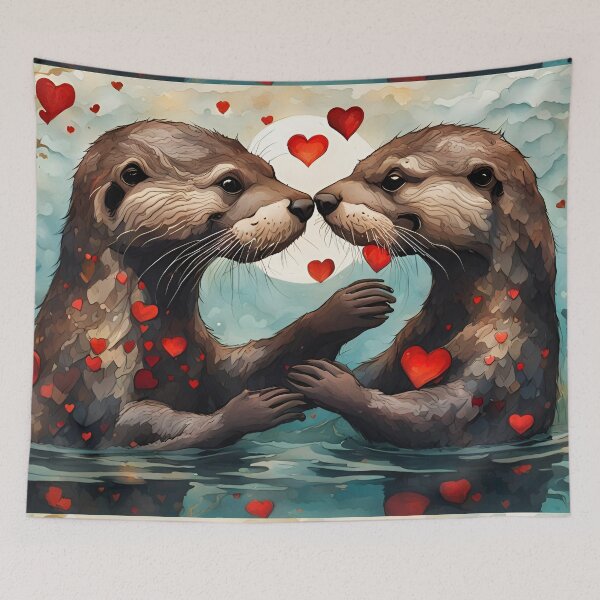 Item preview, Otters Also Fall In Love designed and sold by Bright-Moonrise.