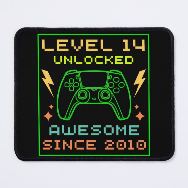 Item preview, Level 14 Unlocked Awesome Since 2010 14th Birthday Gaming Gamer Birthday 2024 LIMITED Edition Gifts T-Shirt designed and sold by demiano-shirt.