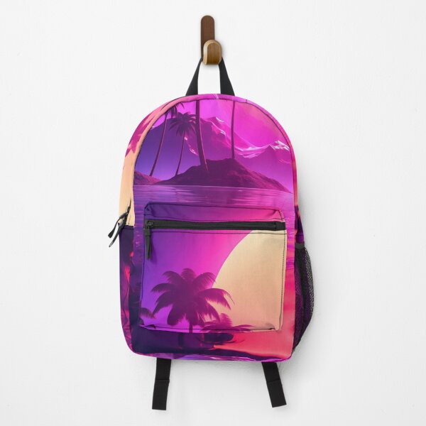 Item preview, Electric Horizon Paradise: Synthwave Sunset Escape designed and sold by Mullet Monkey.