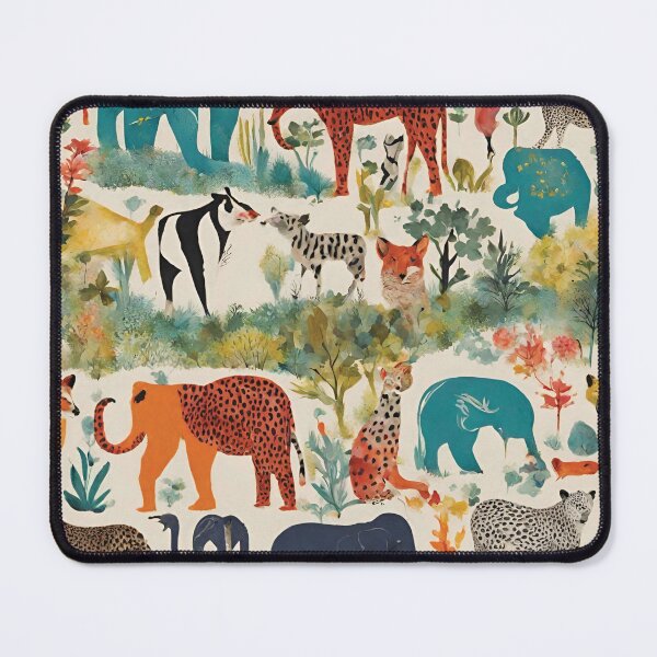 Item preview, Rainforest Jungle Animal Print designed and sold by echowood26.