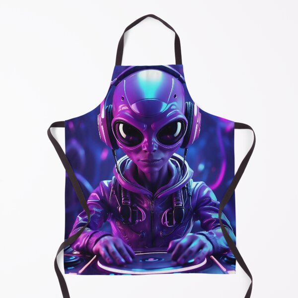 Item preview, Stellar Groove: Extraterrestrial Alien DJ's Galactic Set" designed and sold by ArtComixHaven.