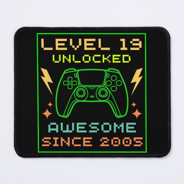 Item preview, Level 19 Unlocked Awesome Since 2005 19th Birthday Gaming Gamer Birthday 2024 LIMITED Edition Gifts T-Shirt designed and sold by demiano-shirt.