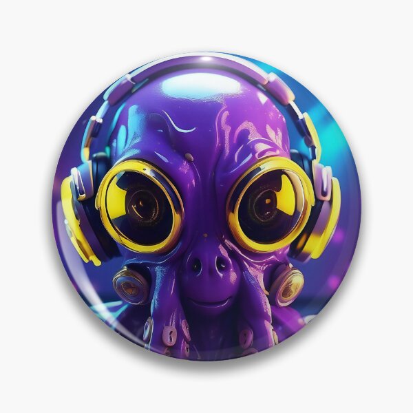Item preview, Octo-Beats: Deep Sea DJ's Galactic Mix Session designed and sold by ArtComixHaven.