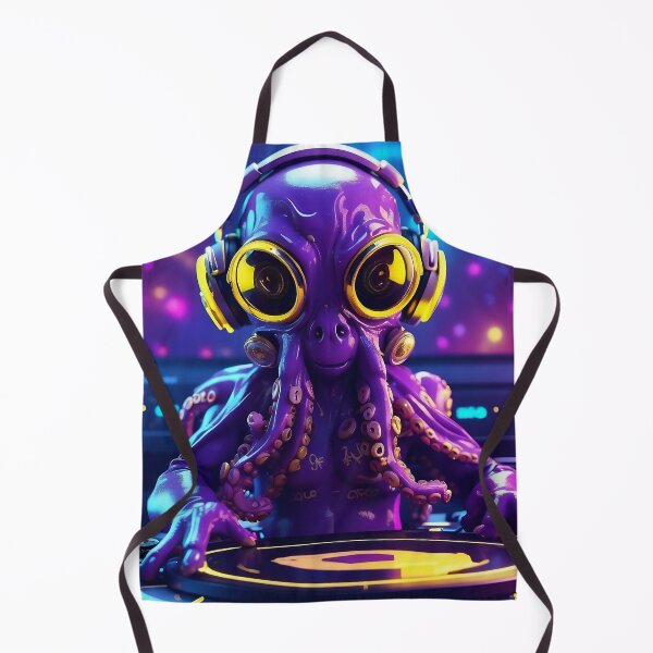 Item preview, Octo-Beats: Deep Sea DJ's Galactic Mix Session designed and sold by ArtComixHaven.